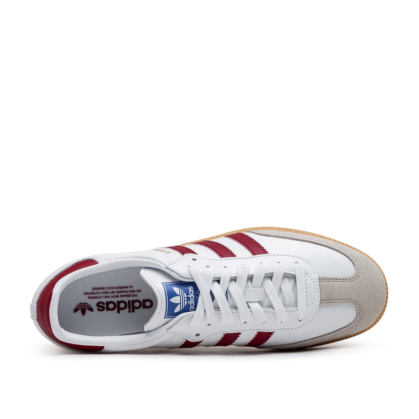 adidas Samba OG (Weiß / Dunkelrot) - Allike Store