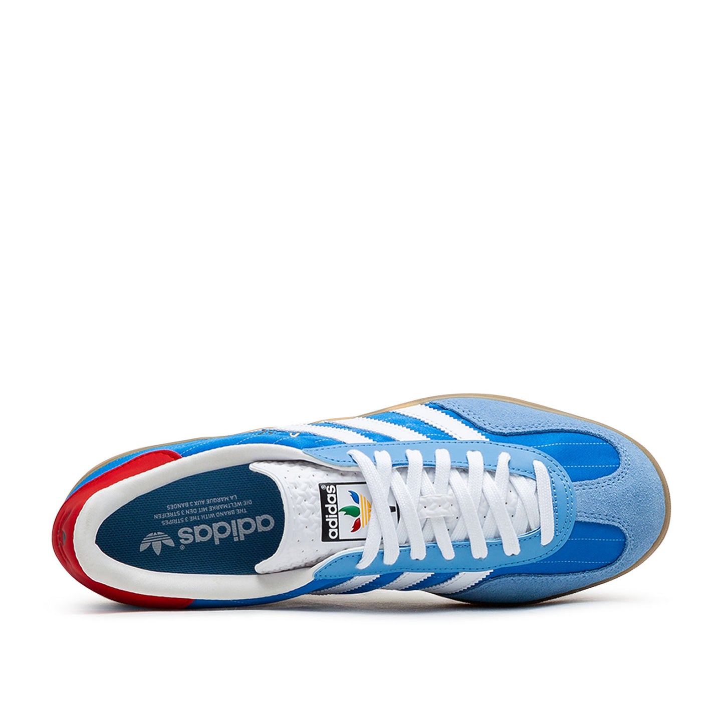 adidas Gazelle Indoor (Blau / Weiß / Rot) - Allike Store