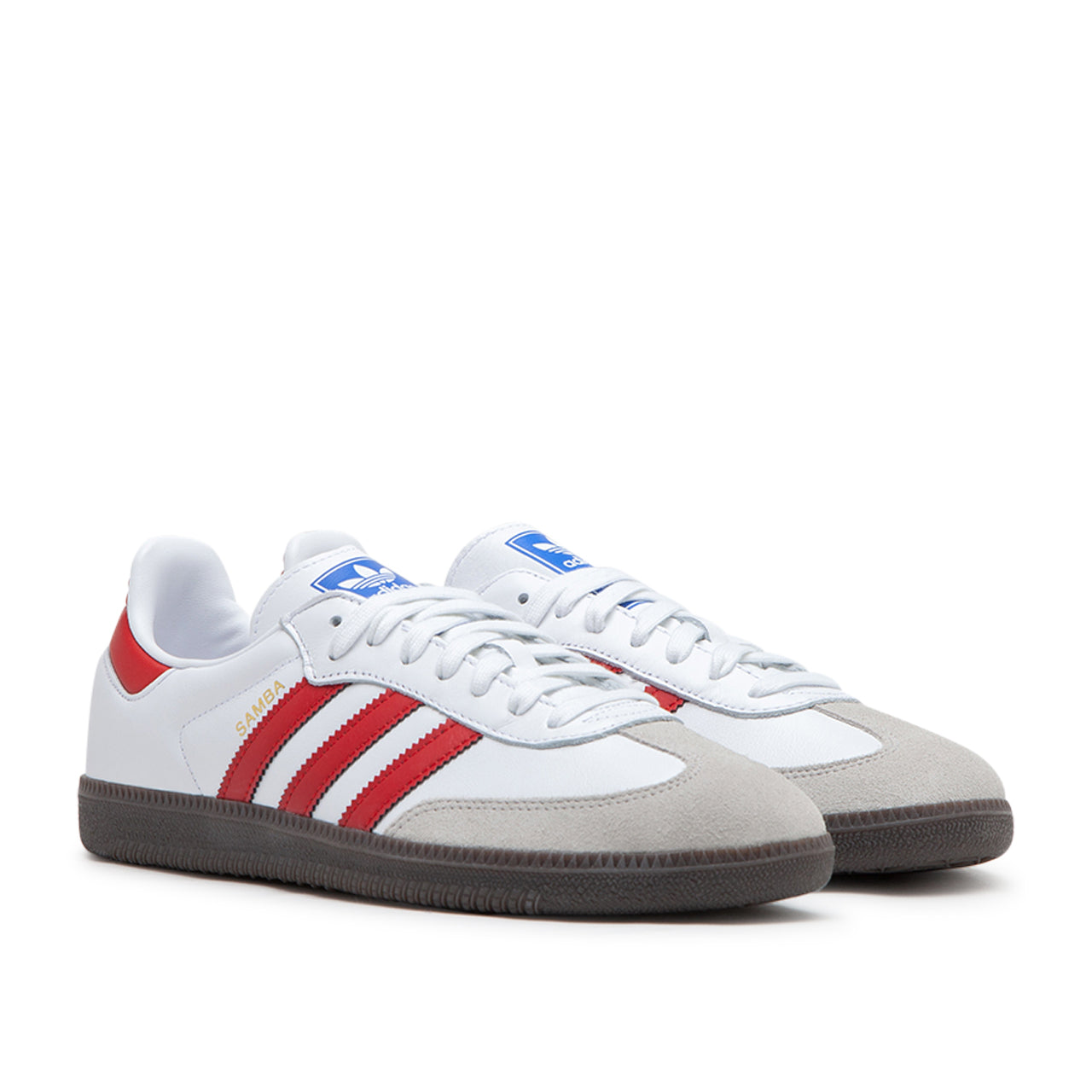 adidas Samba OG (Weiß / Rot / Grau) - Allike Store