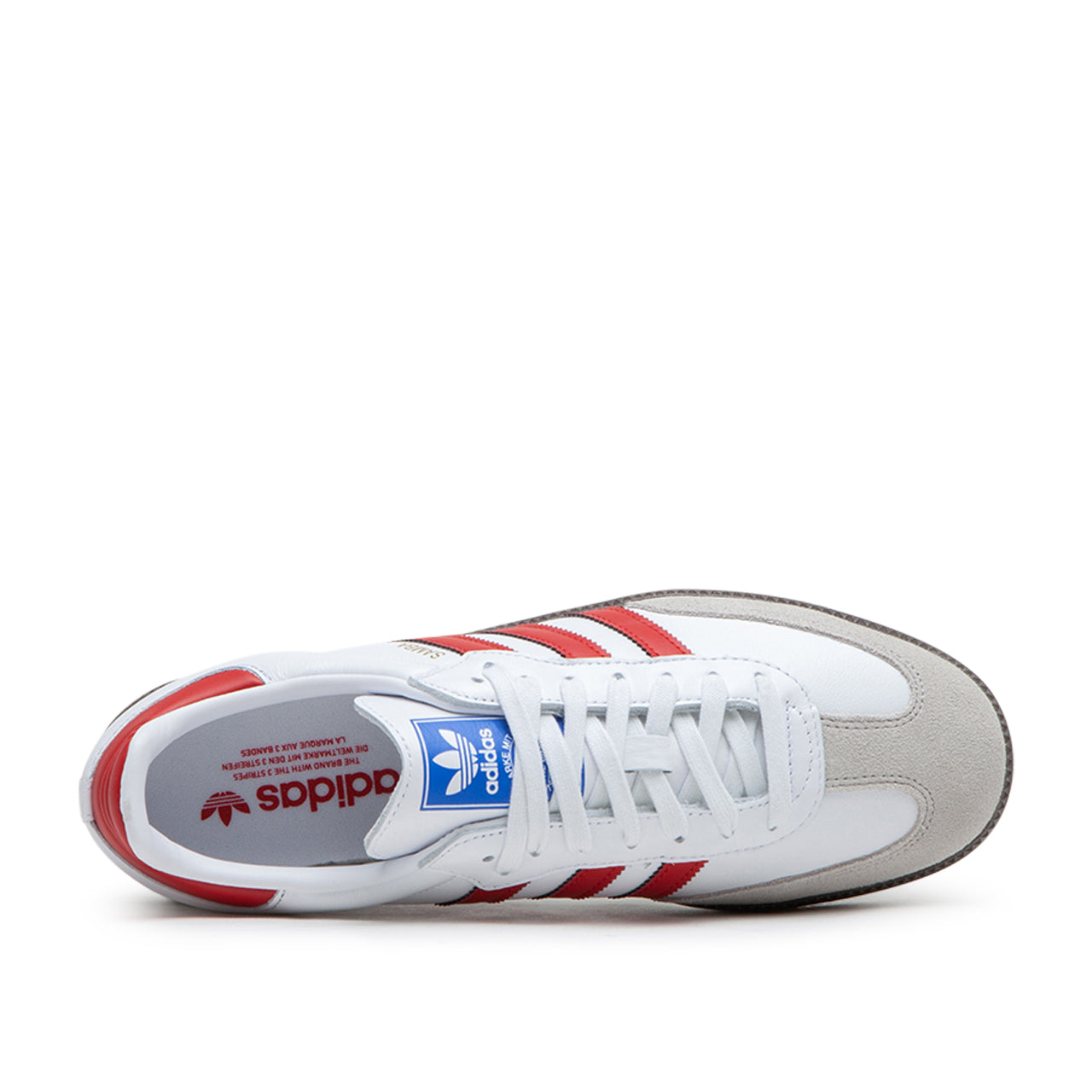 adidas Samba OG (Weiß / Rot / Grau) - Allike Store