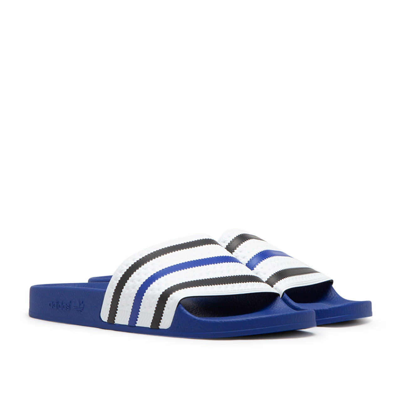 adidas Adilette (Blau / Schwarz / Weiß) - Allike Store