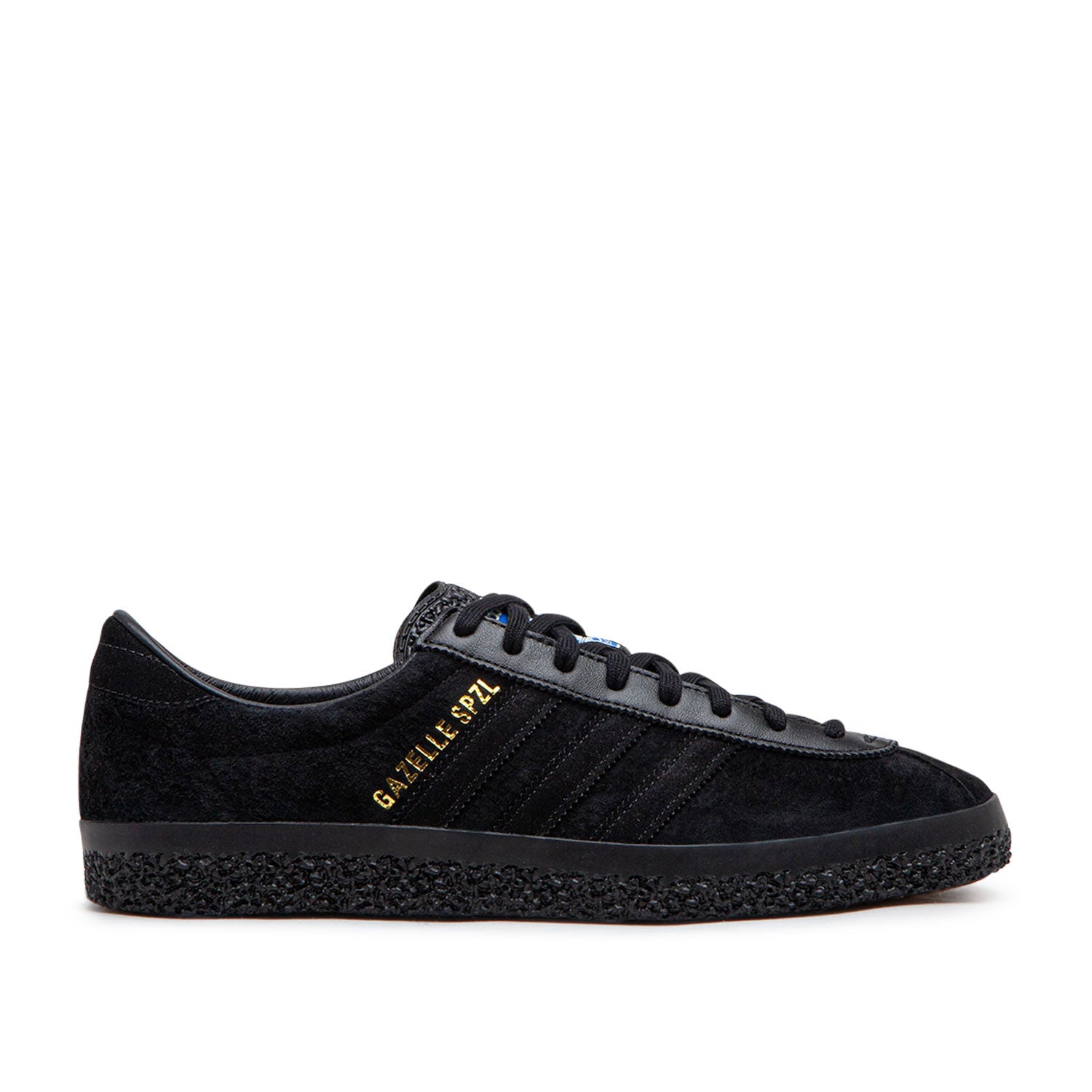 Black suede gazelles on sale