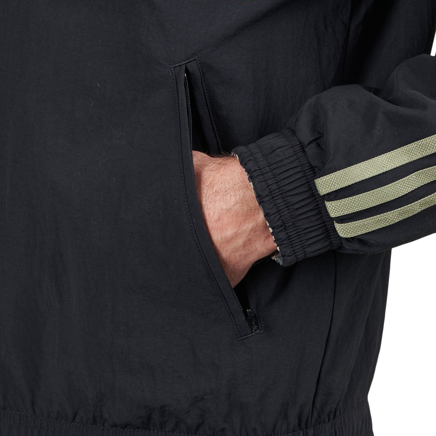 adidas x AFC x Maharishi Anthem Jacket (Schwarz / Hellgrün) - Allike Store