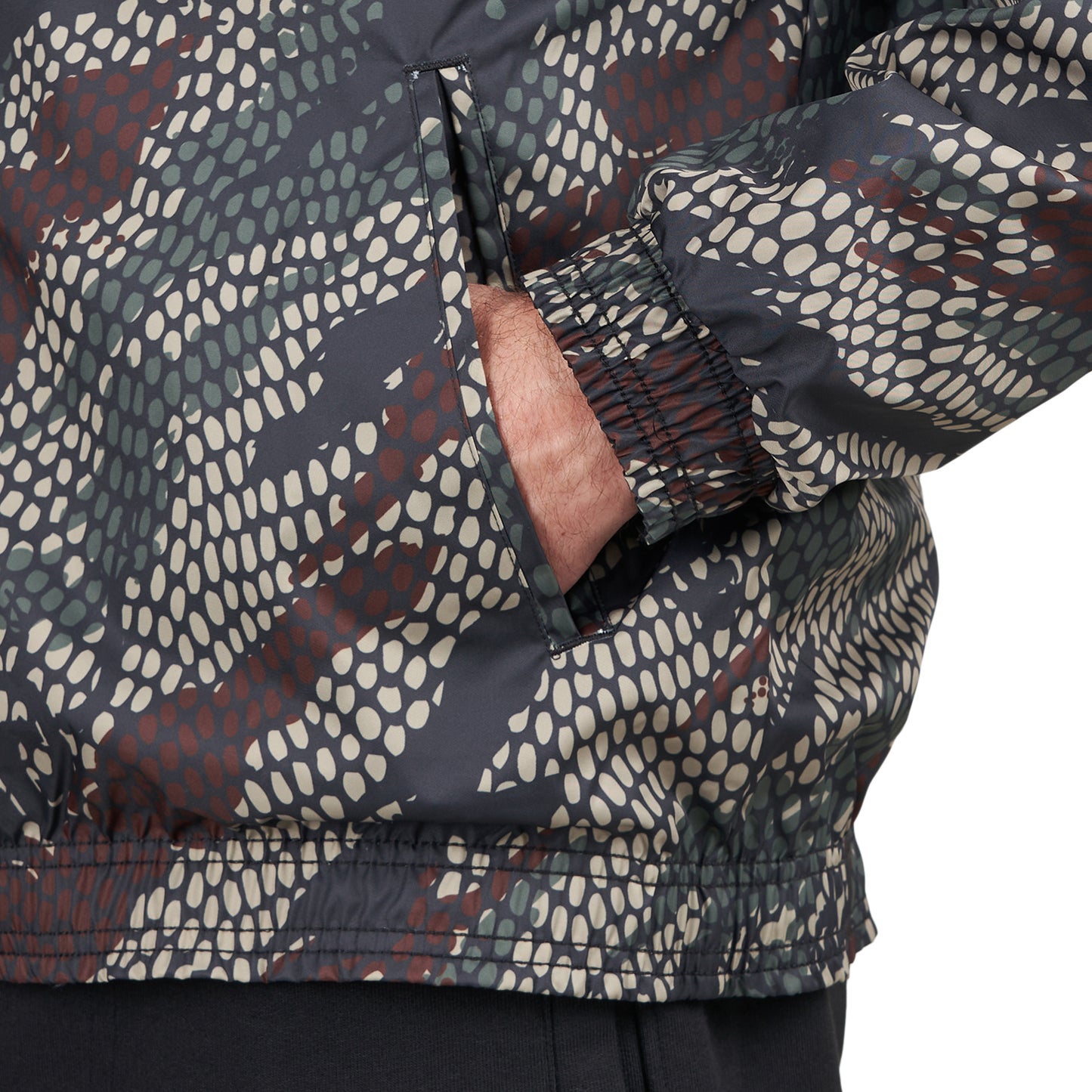 adidas x AFC x Maharishi Anthem Jacket (Schwarz / Hellgrün) - Allike Store
