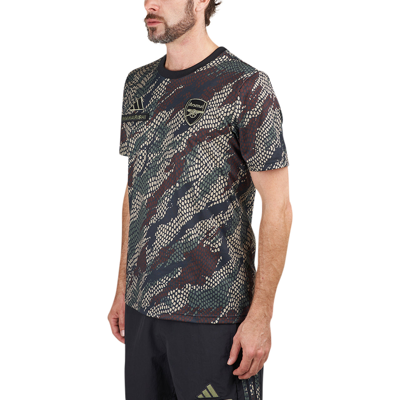 adidas x AFC x Maharishi Jersey (Schwarz / Camo) - Allike Store