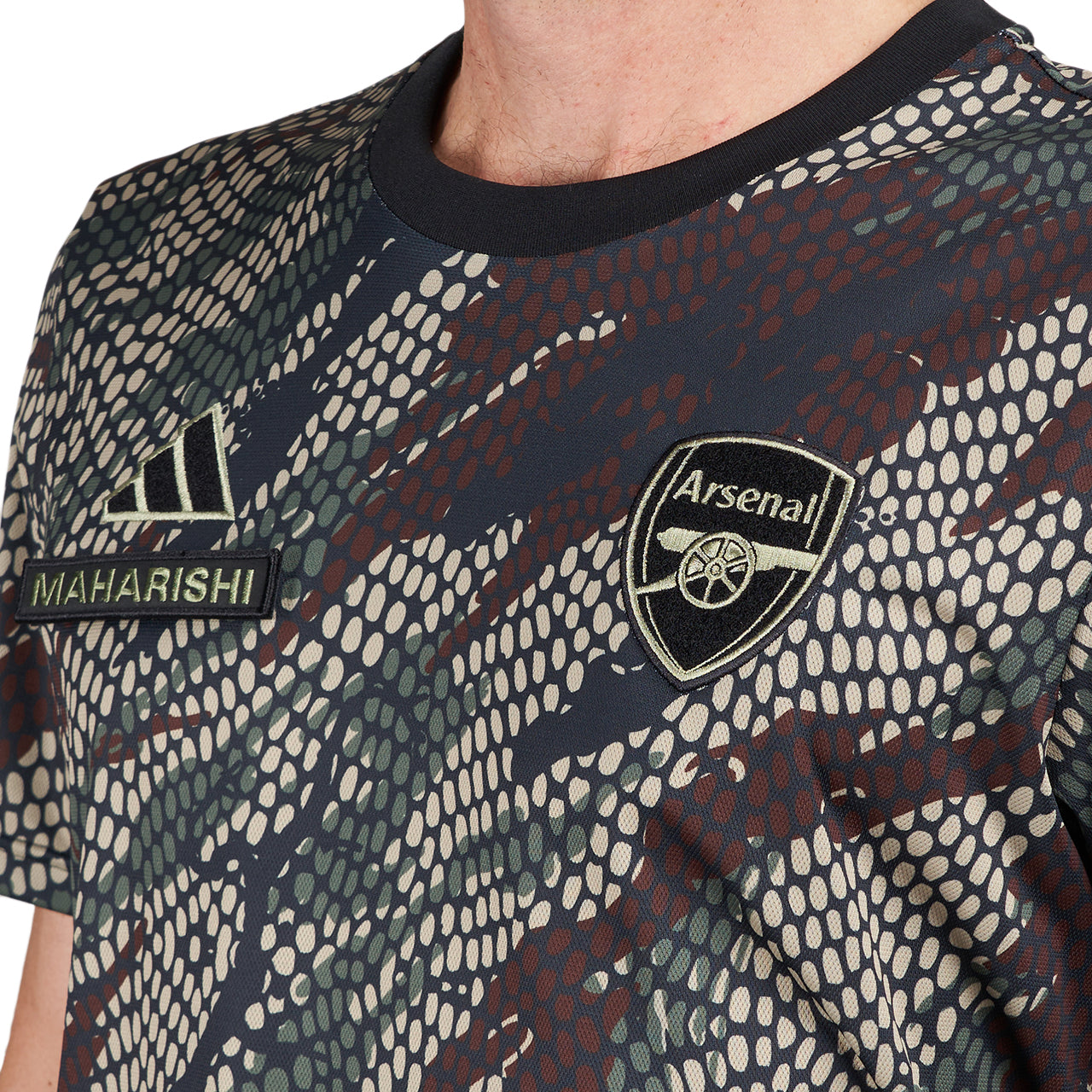 adidas x AFC x Maharishi Jersey (Schwarz / Camo) - Allike Store