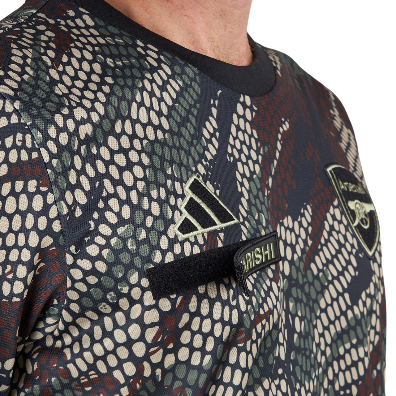 adidas x AFC x Maharishi Jersey (Schwarz / Camo) - Allike Store