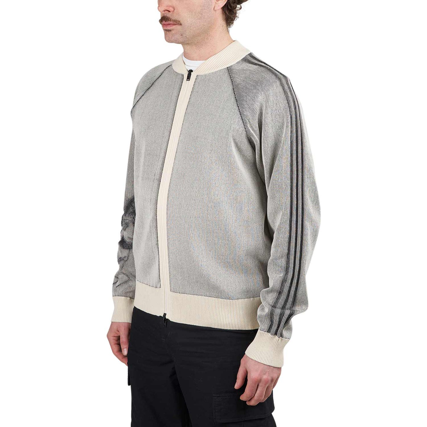 Y-3 GFX Knit Cardigan (Beige)  - Allike Store