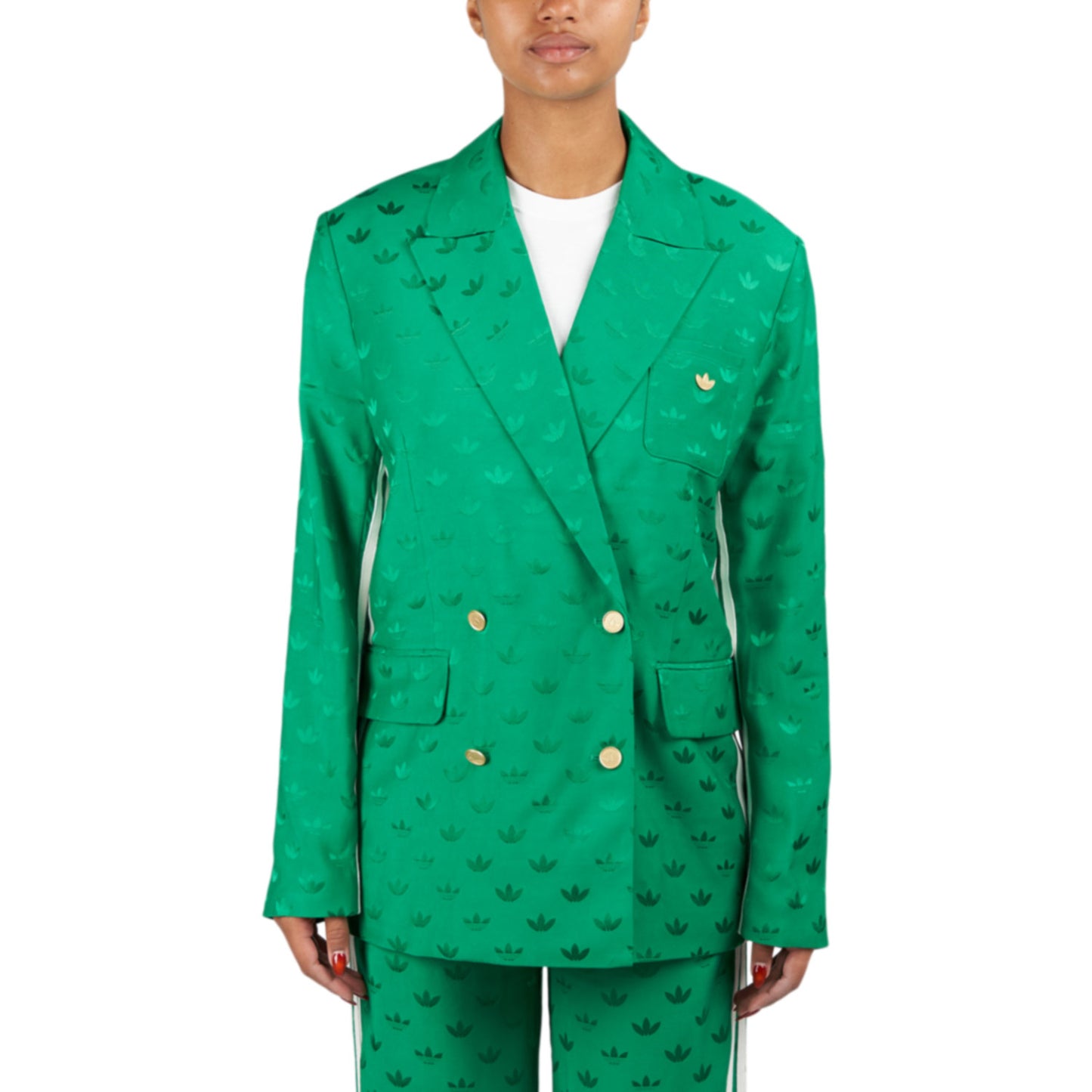 adidas Jaquard Blazer (Grün) - Allike Store