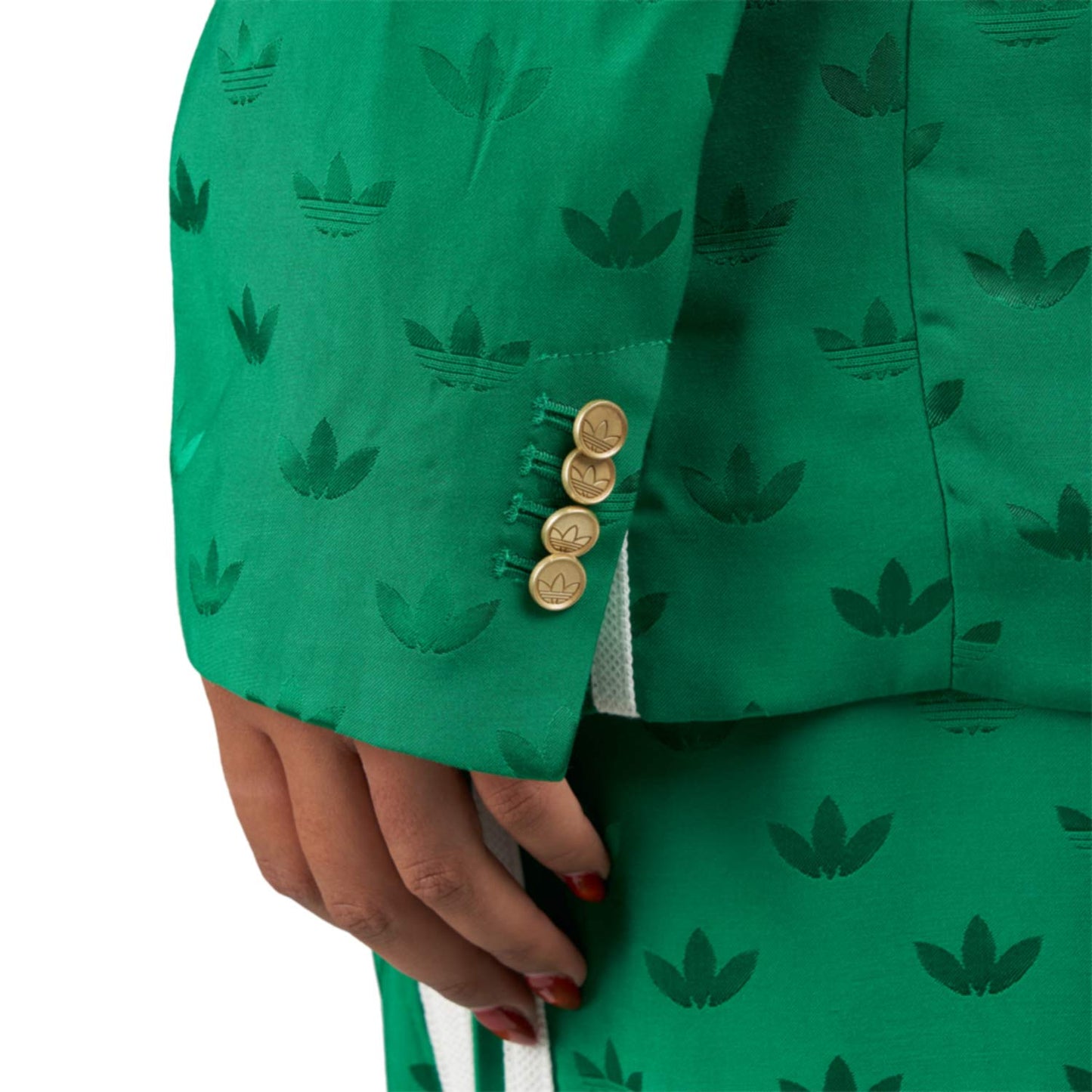 adidas Jaquard Blazer (Grün) - Allike Store