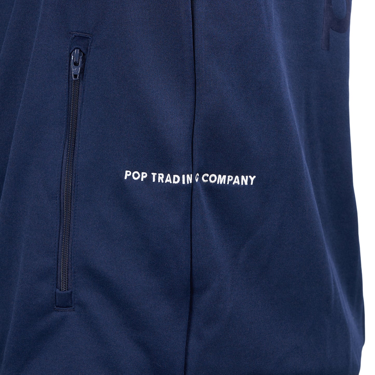 adidas x Pop Trading Company Bauer Track Top (Navy / Weiß) - Allike Store