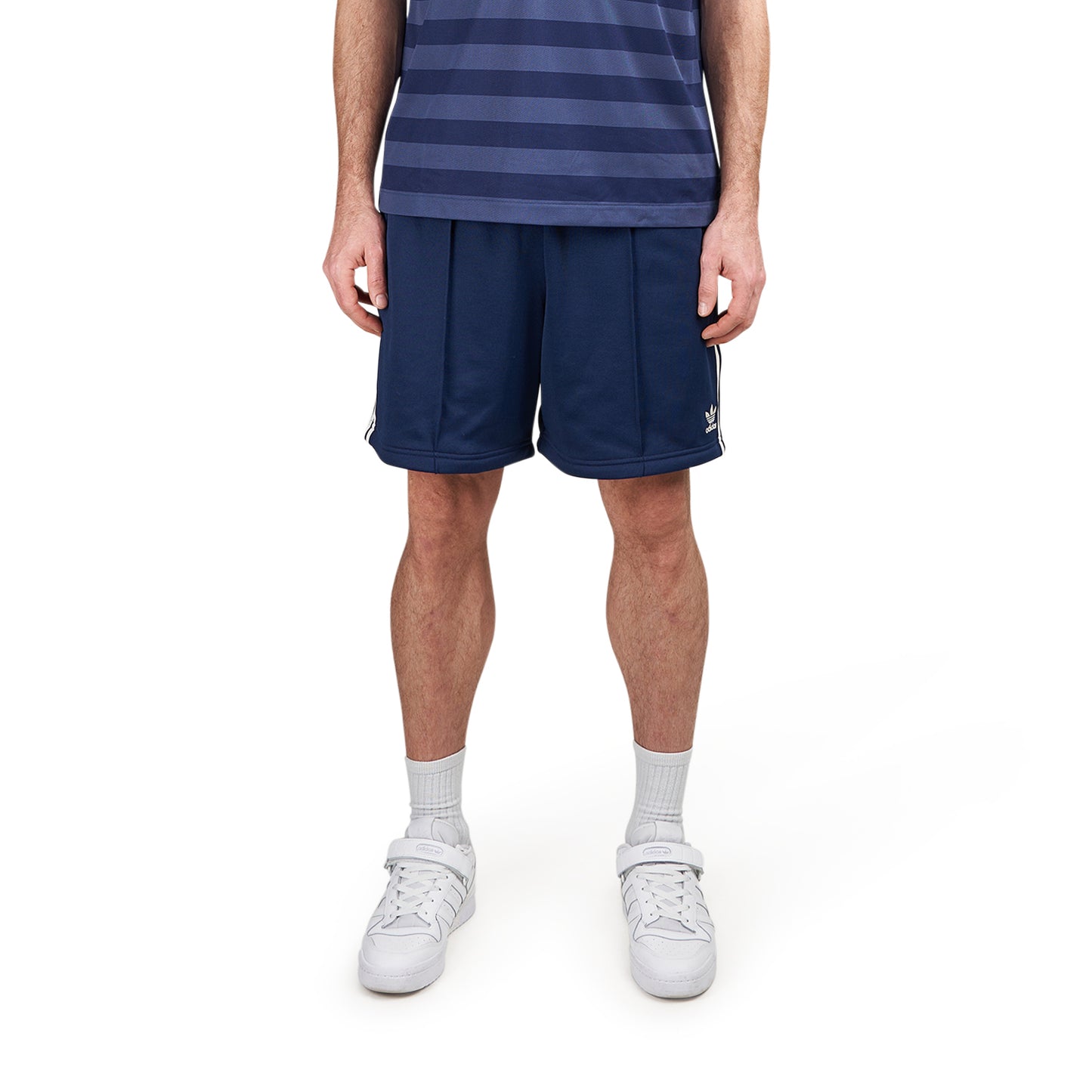 adidas x Pop Trading Company Bauer Track Pants (Navy / Weiß) - Allike Store