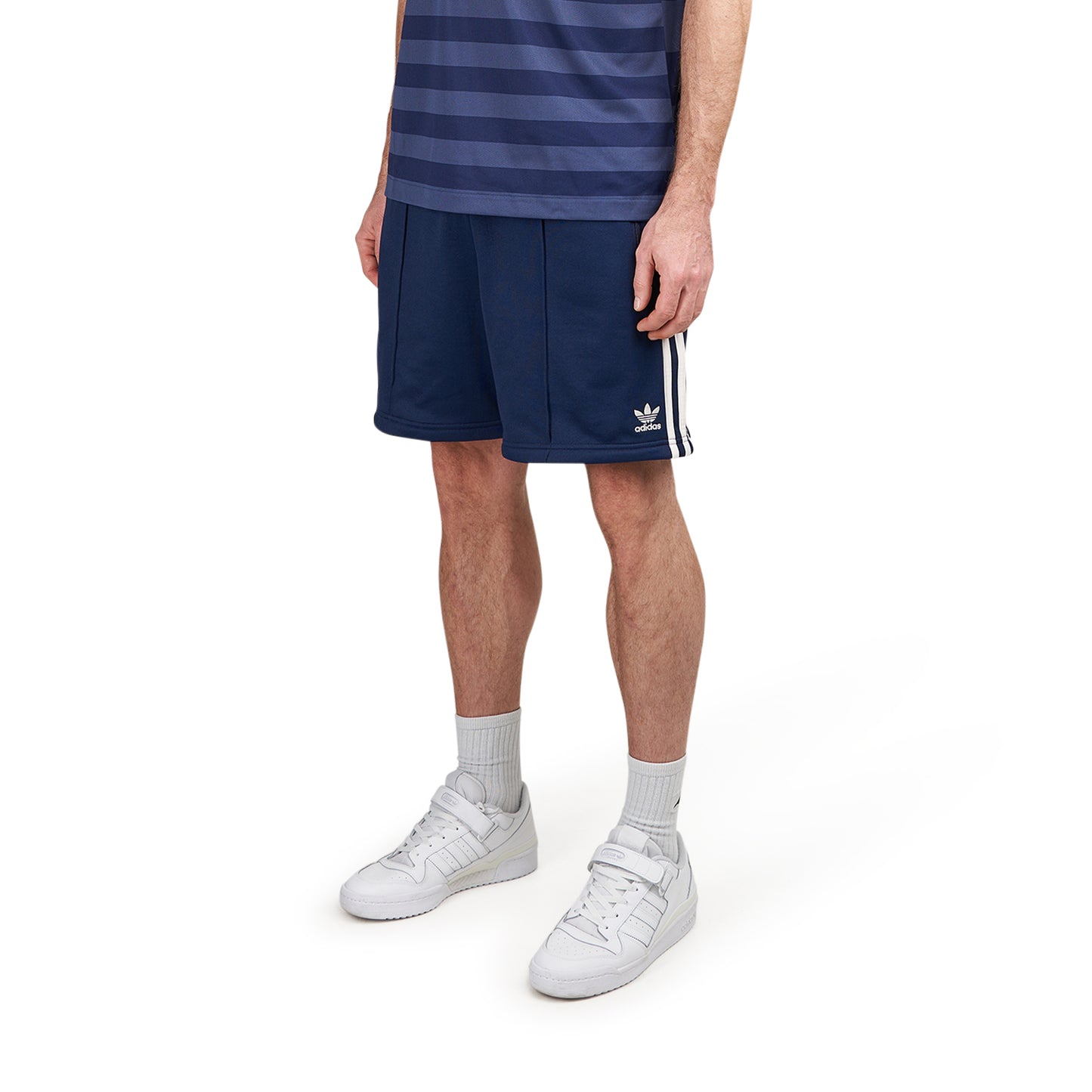adidas x Pop Trading Company Bauer Track Pants (Navy / Weiß) - Allike Store