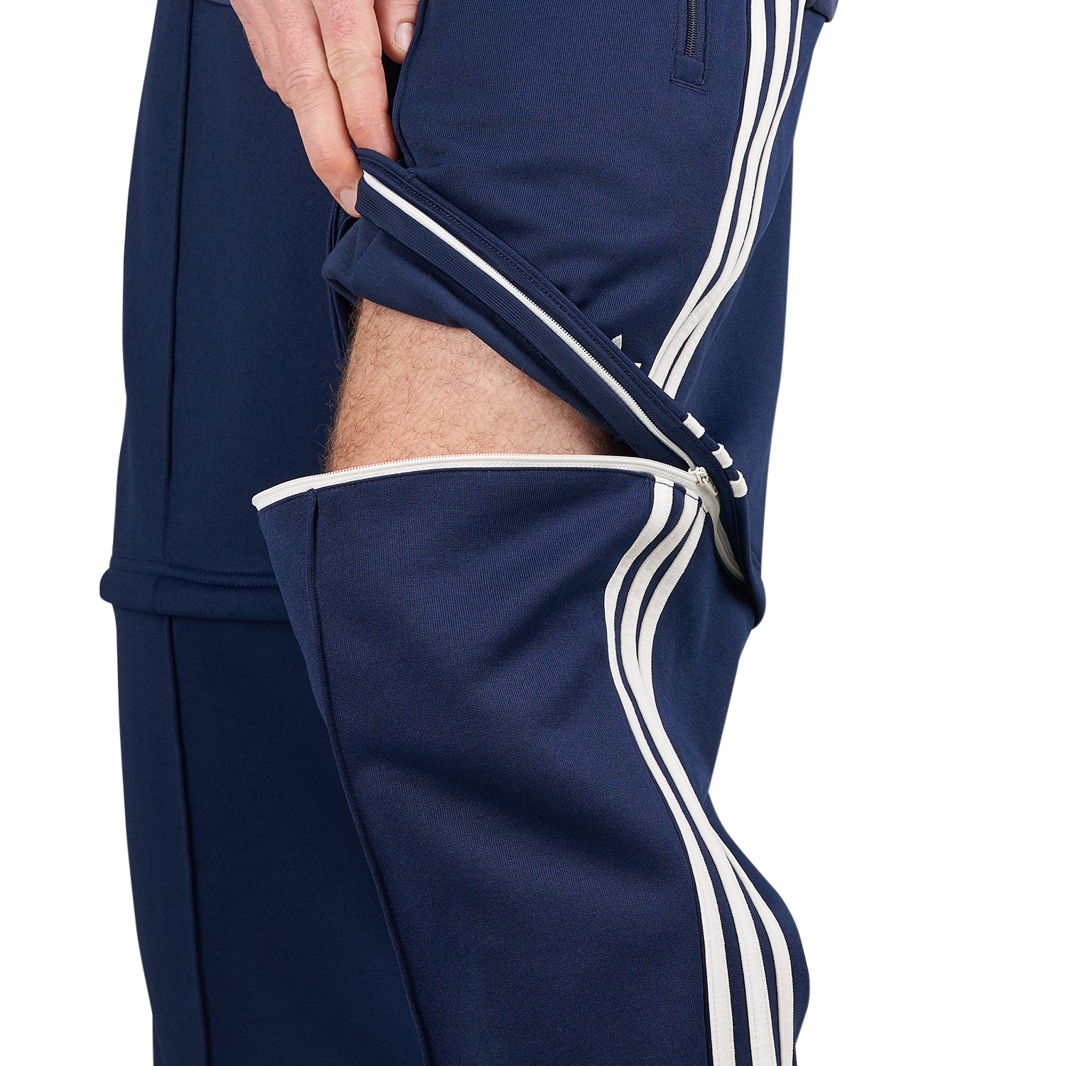 adidas x Pop Trading Company Bauer Track Pants (Navy / Weiß)  - Allike Store