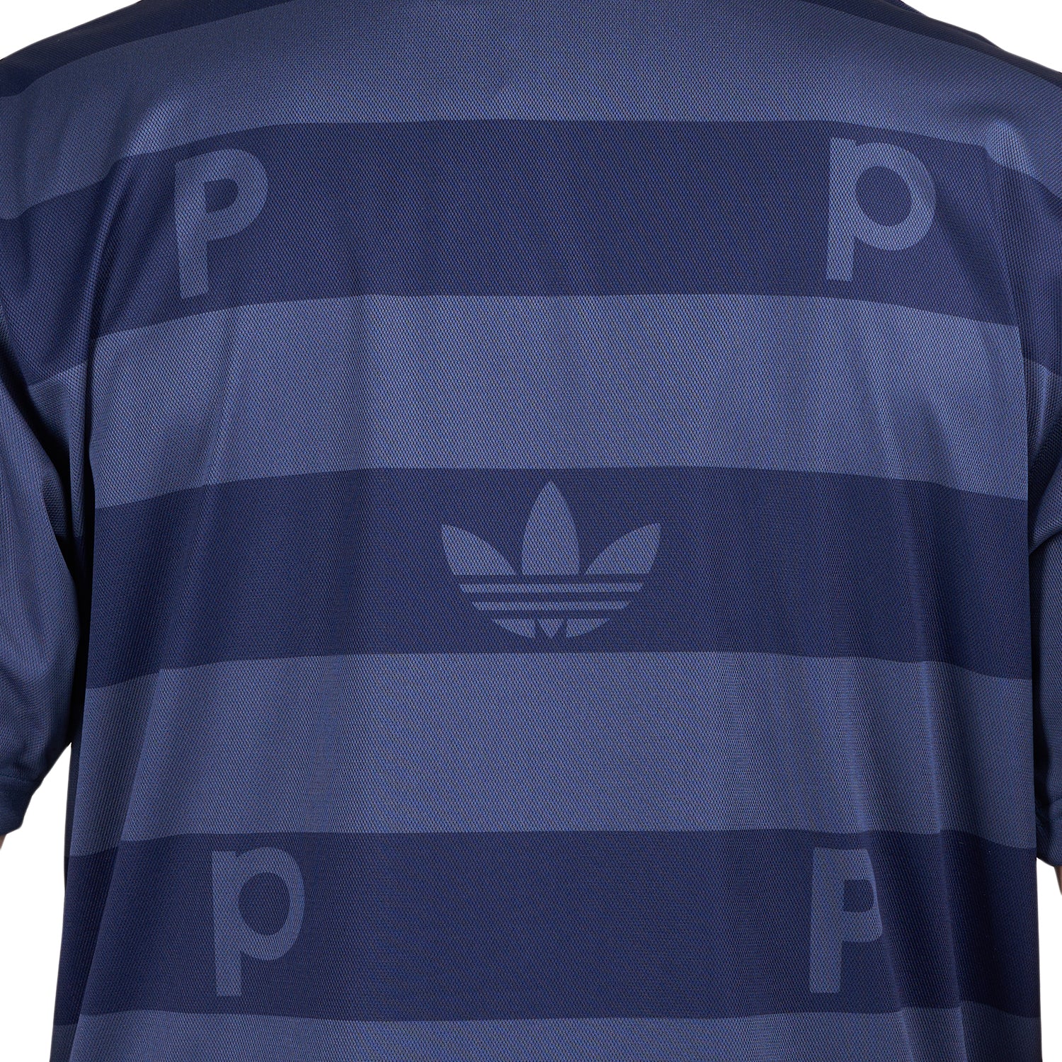adidas x Pop Trading Company Polo Shirt (Navy / Weiß)  - Allike Store