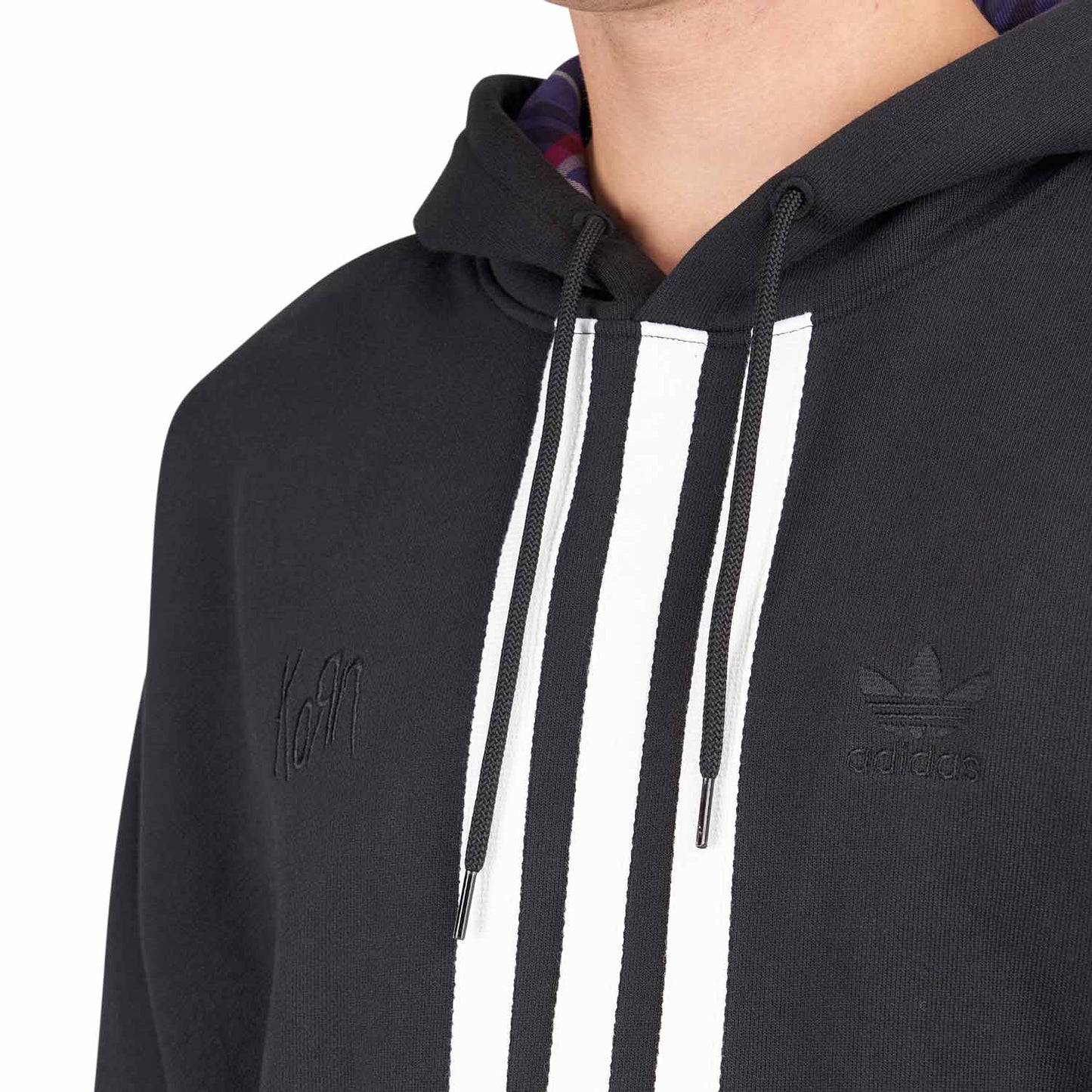 adidas x KORN Hoodie (Schwarz / Weiss / Multi) - Allike Store
