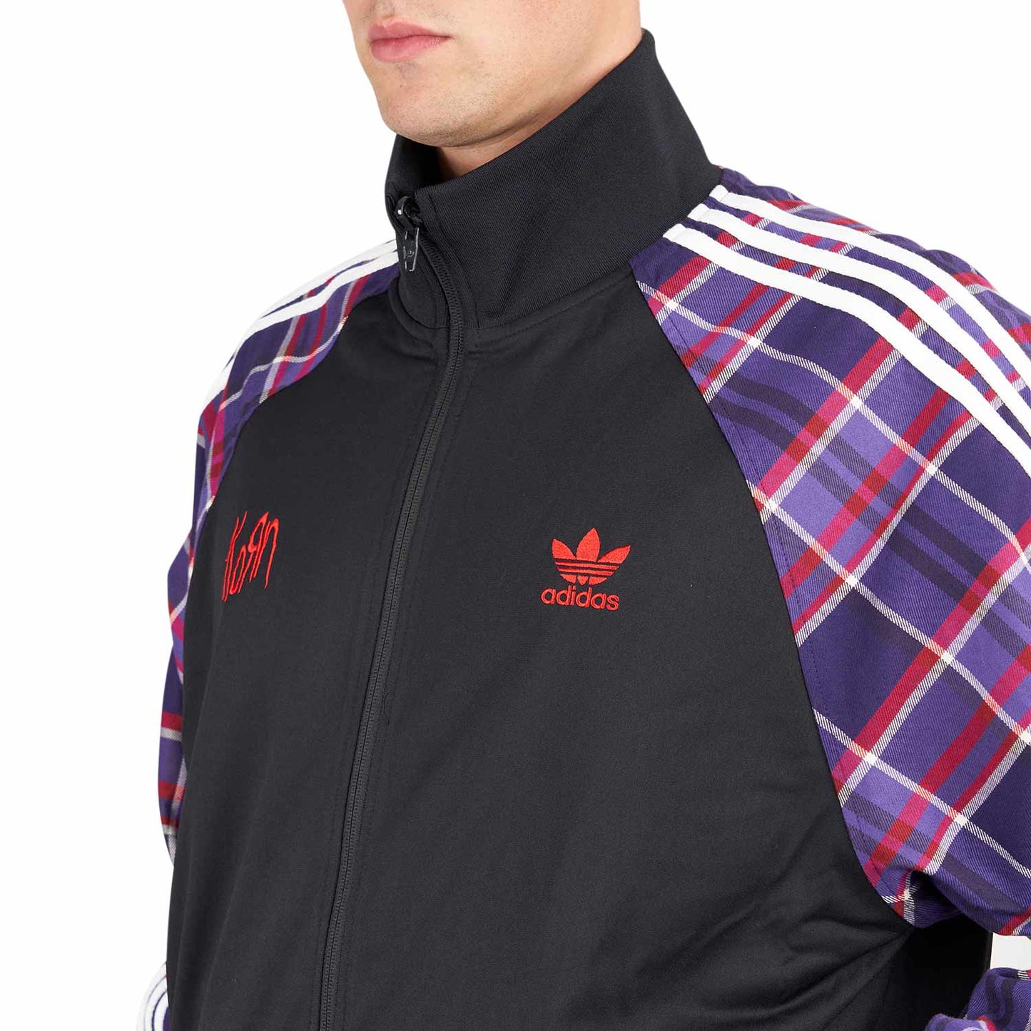 adidas x KORN Reversible Track Top (Schwarz / Multi) - Allike Store
