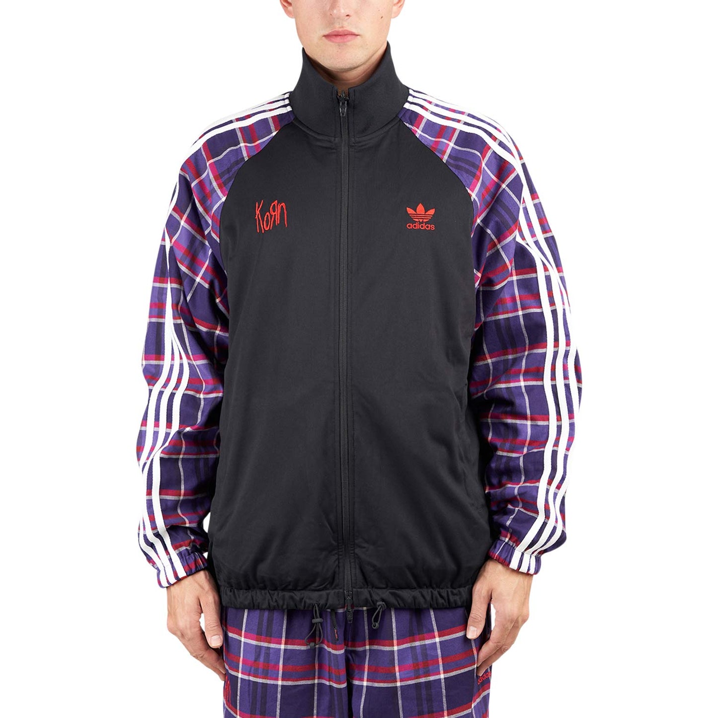 adidas x KORN Reversible Track Top (Schwarz / Multi) - Allike Store