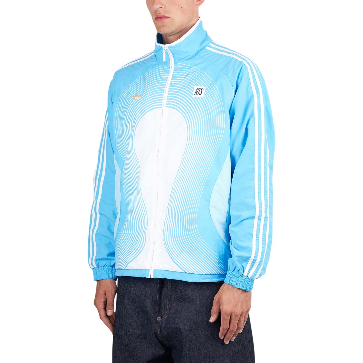adidas x NTS TG Track Top (Hellblau / Weiß) - Allike Store