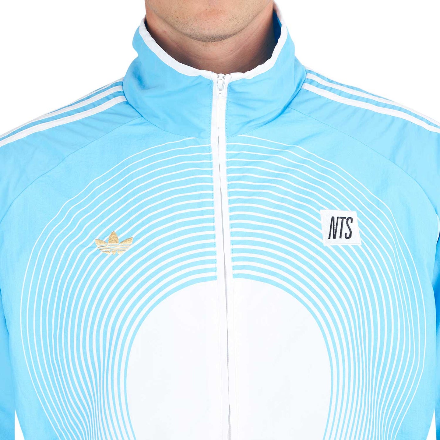 adidas x NTS TG Track Top (Hellblau / Weiß) - Allike Store