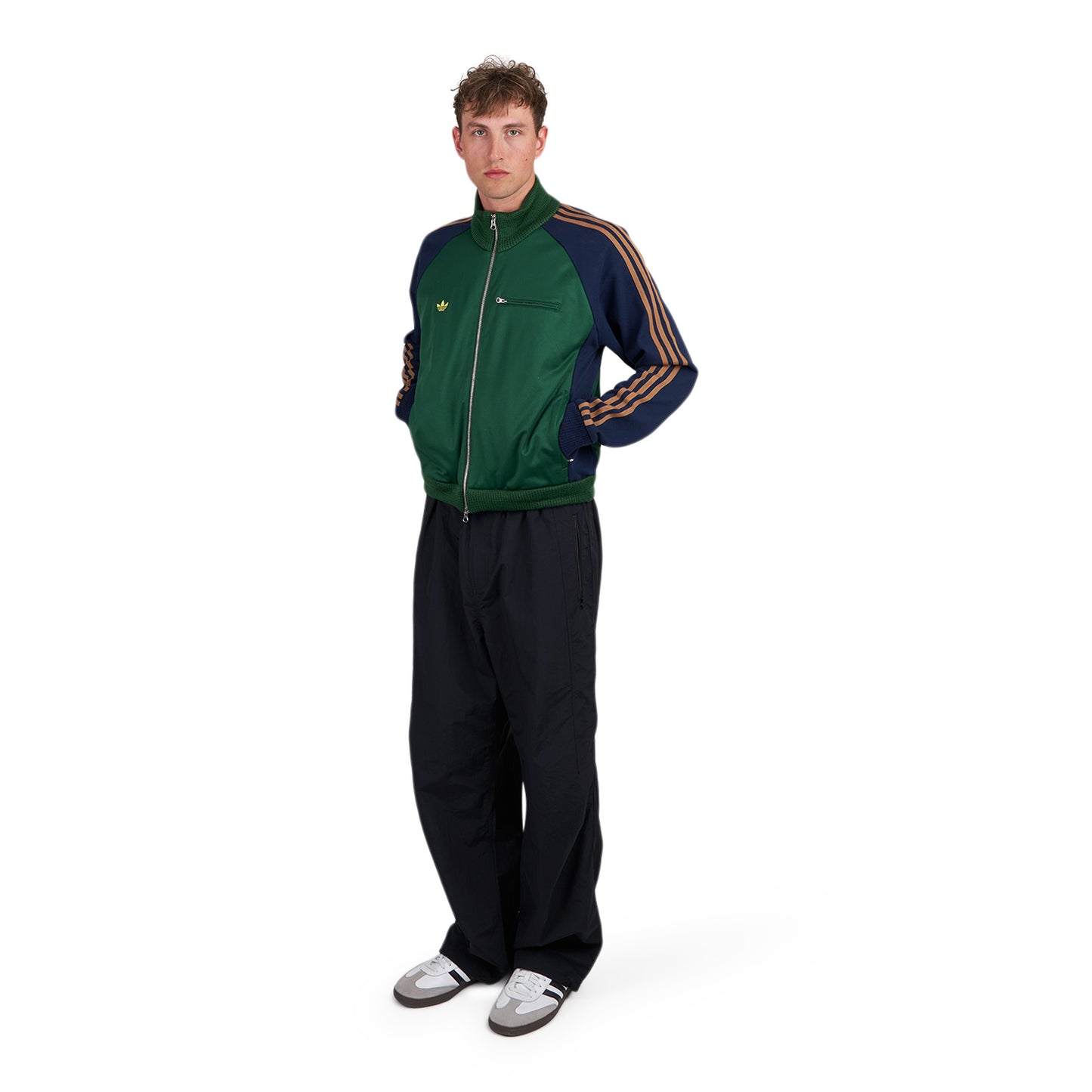 adidas x Brain Dead Track Top (Grün / Blau) - Allike Store