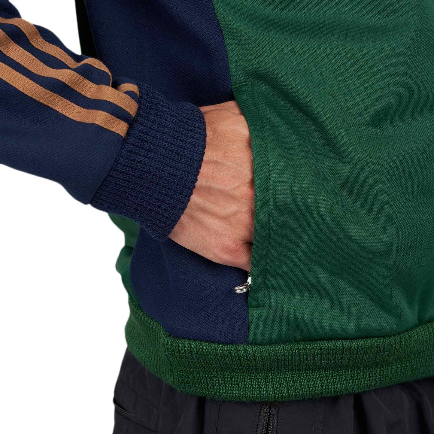 adidas x Brain Dead Track Top (Grün / Blau) - Allike Store