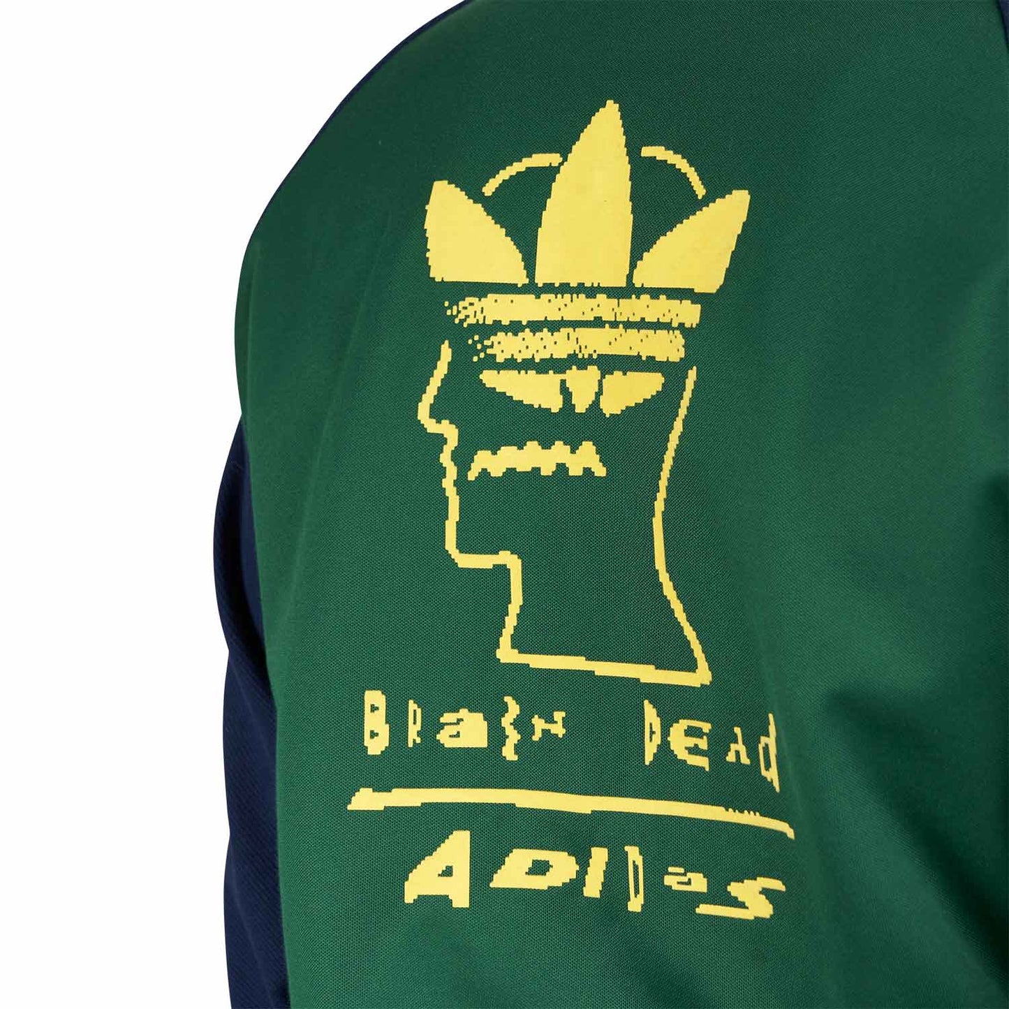 adidas x Brain Dead Track Top (Grün / Blau) - Allike Store
