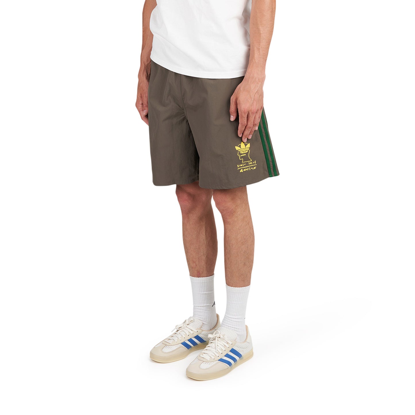 adidas x Brain Dead Shorts (Grün) - Allike Store