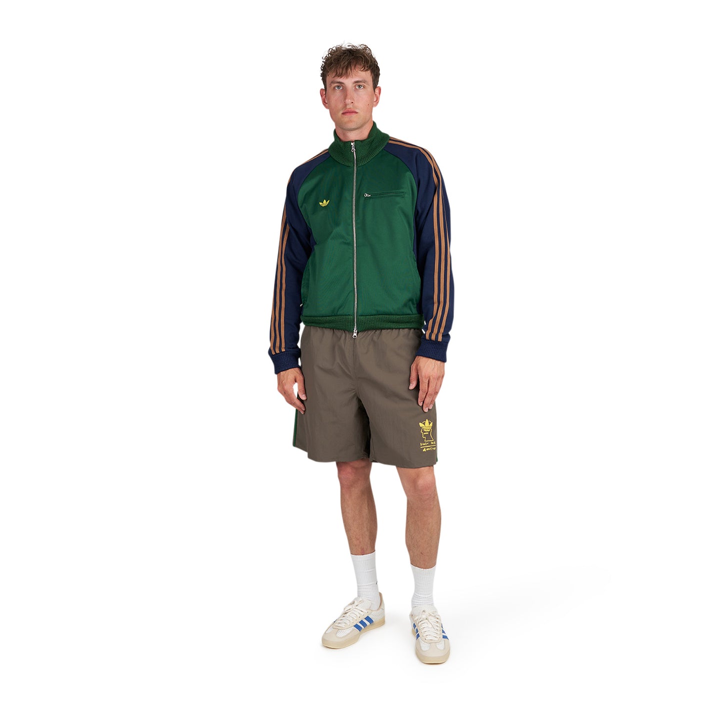 adidas x Brain Dead Shorts (Grün) - Allike Store