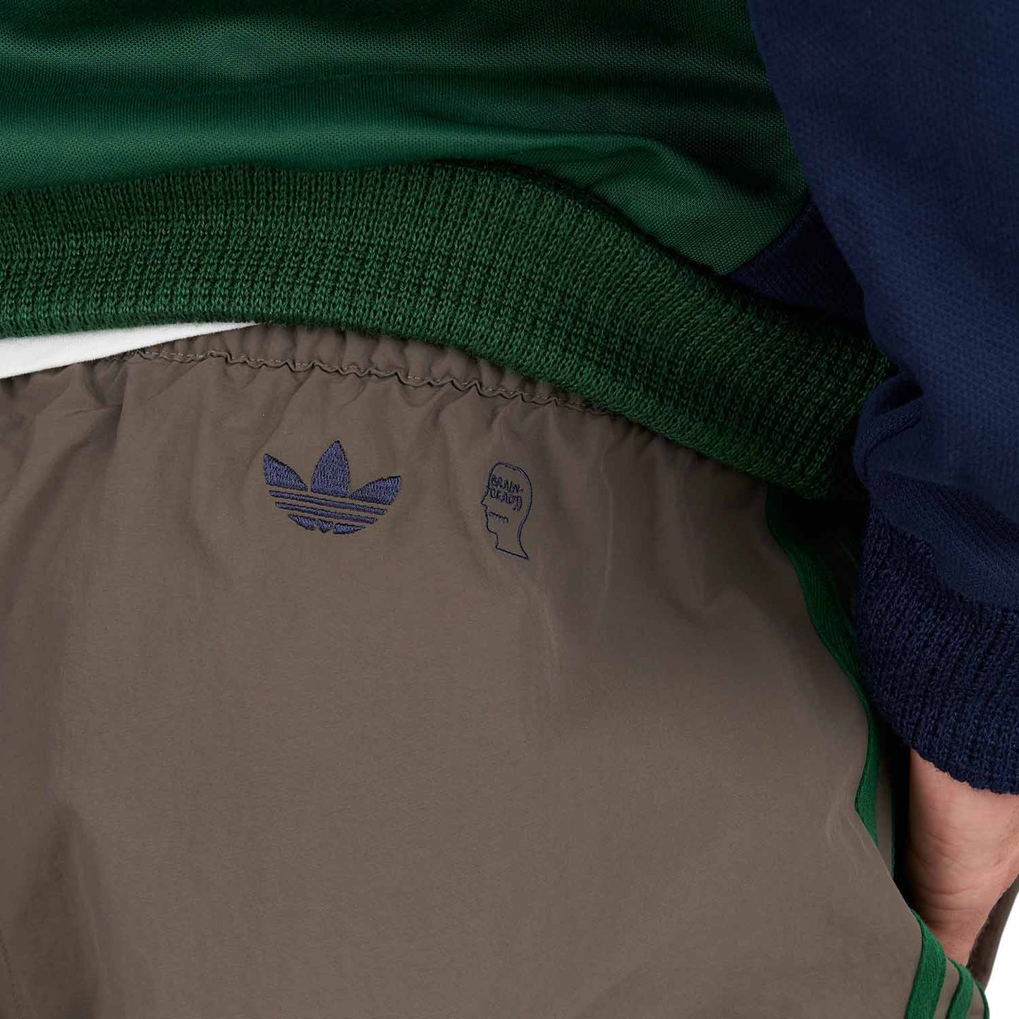 adidas x Brain Dead Shorts (Grün) - Allike Store