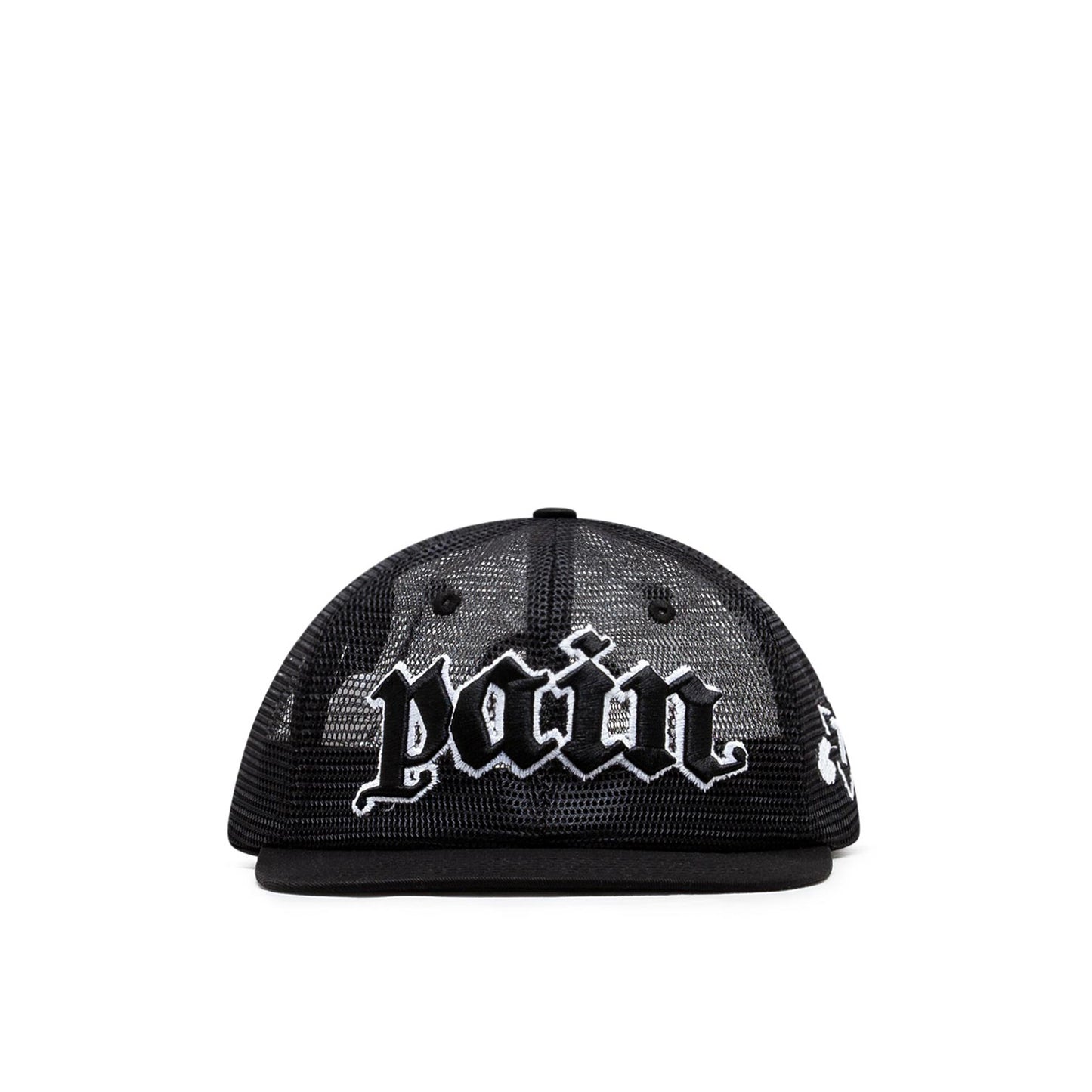 The Trilogy Tapes TTT Pain All-Over Mesh Trucker 6-Panel (Schwarz) - Allike Store