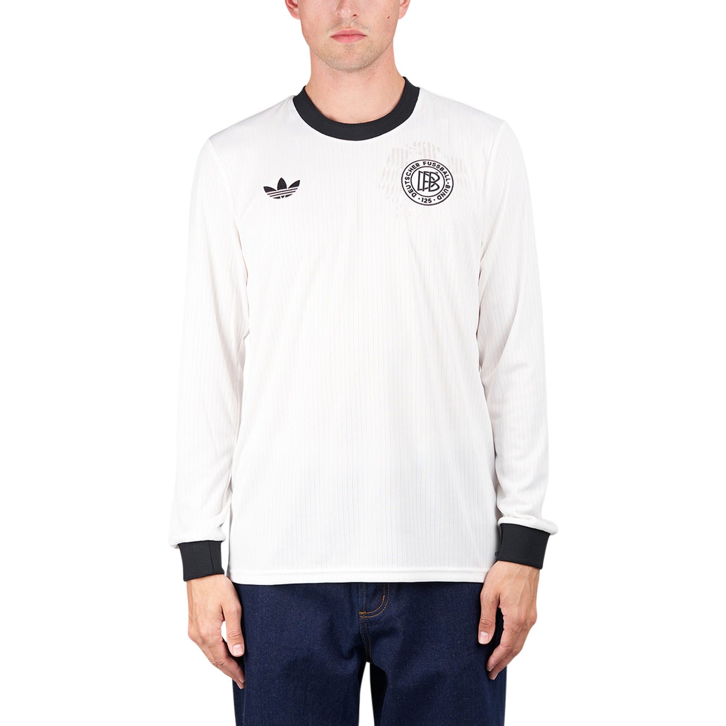 adidas DFB 125 Jahre Jersey Longsleeve (Weiss / Schwarz) - Allike Store
