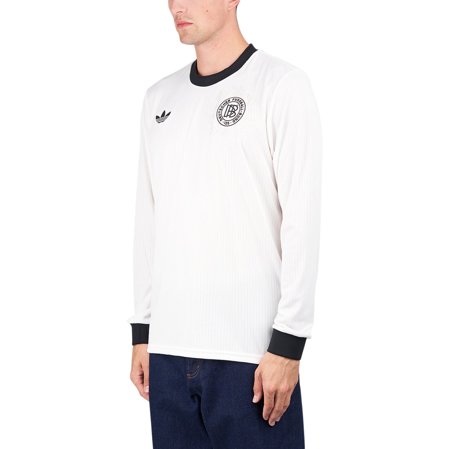 adidas DFB 125 Jahre Jersey Longsleeve (Weiss / Schwarz) - Allike Store