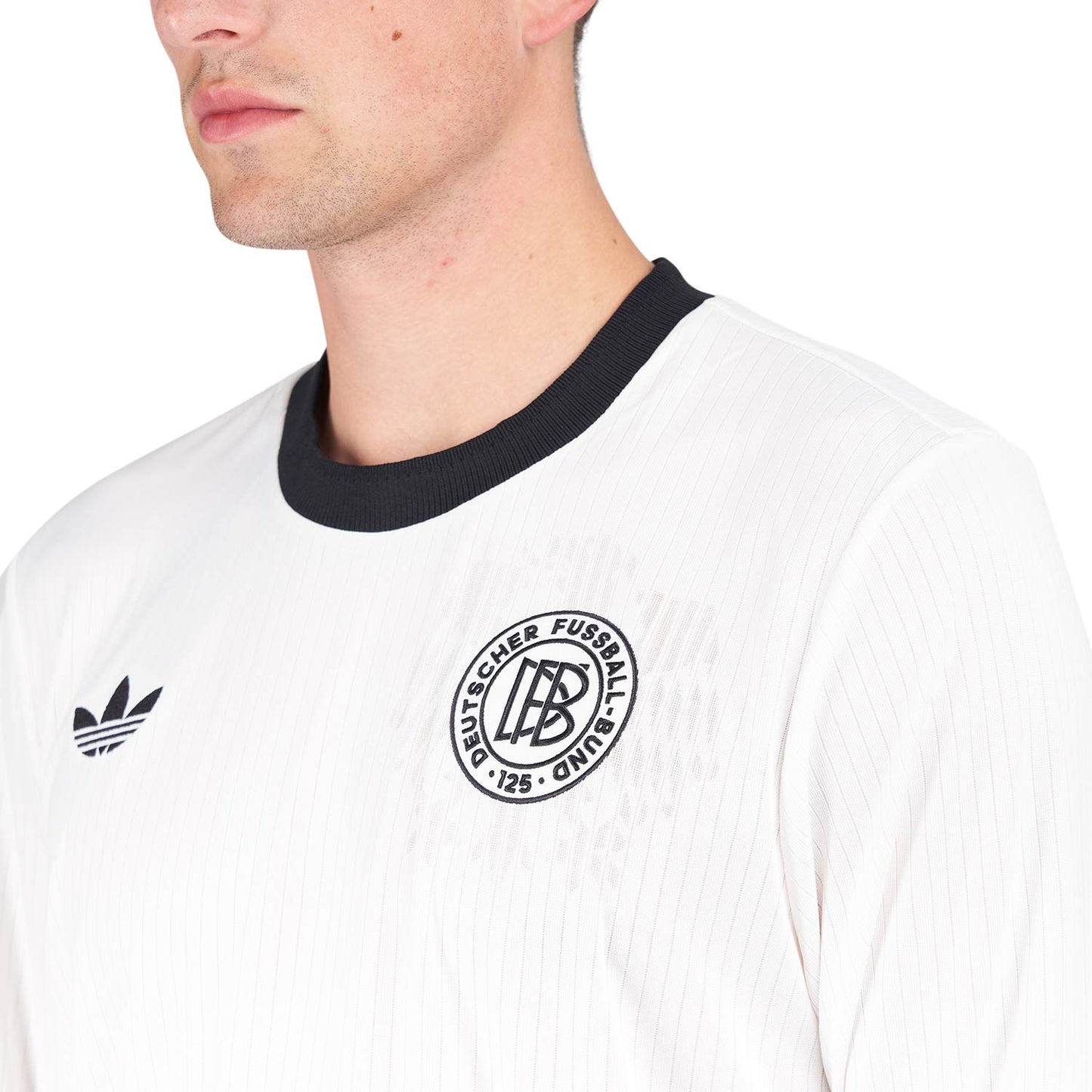 adidas DFB 125 Jahre Jersey Longsleeve (Weiss / Schwarz) - Allike Store