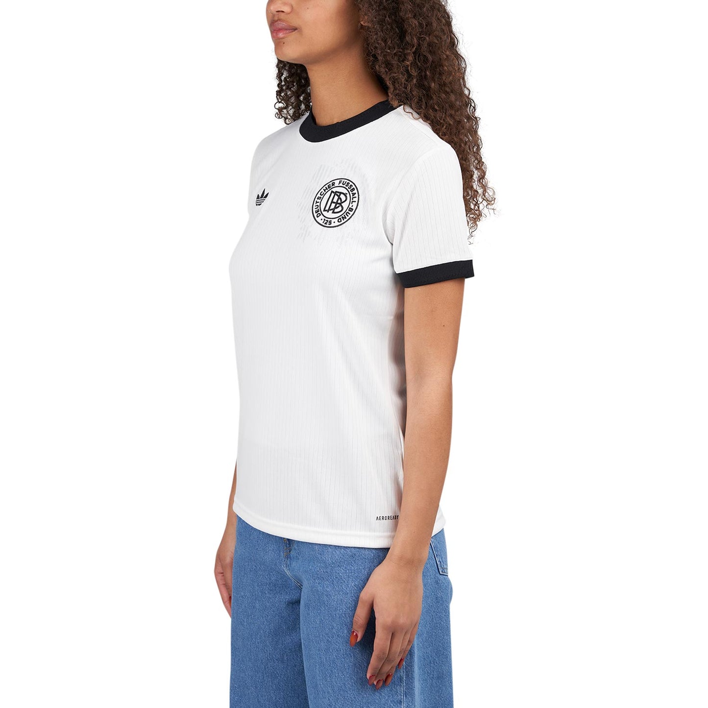 adidas WMNS DFB 125 Jahre Jersey (Weiss / Schwarz) - Allike Store