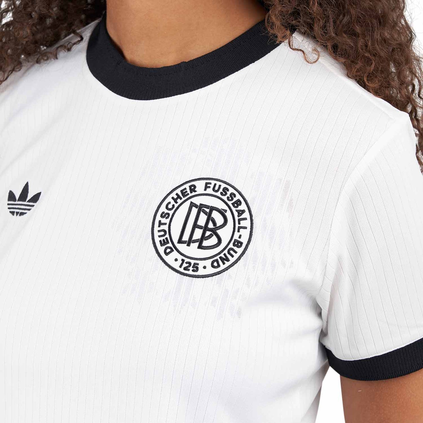 adidas WMNS DFB 125 Jahre Jersey (Weiss / Schwarz) - Allike Store