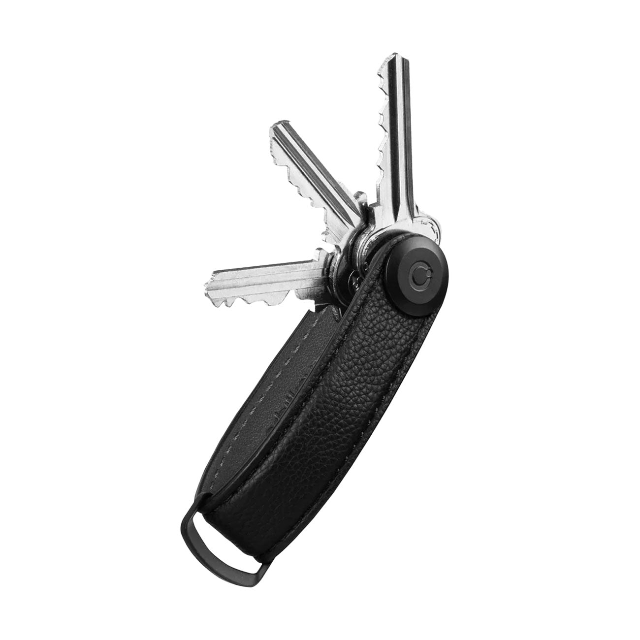 Orbitkey Key Organiser Pebbled-Leather (Schwarz) - Allike Store