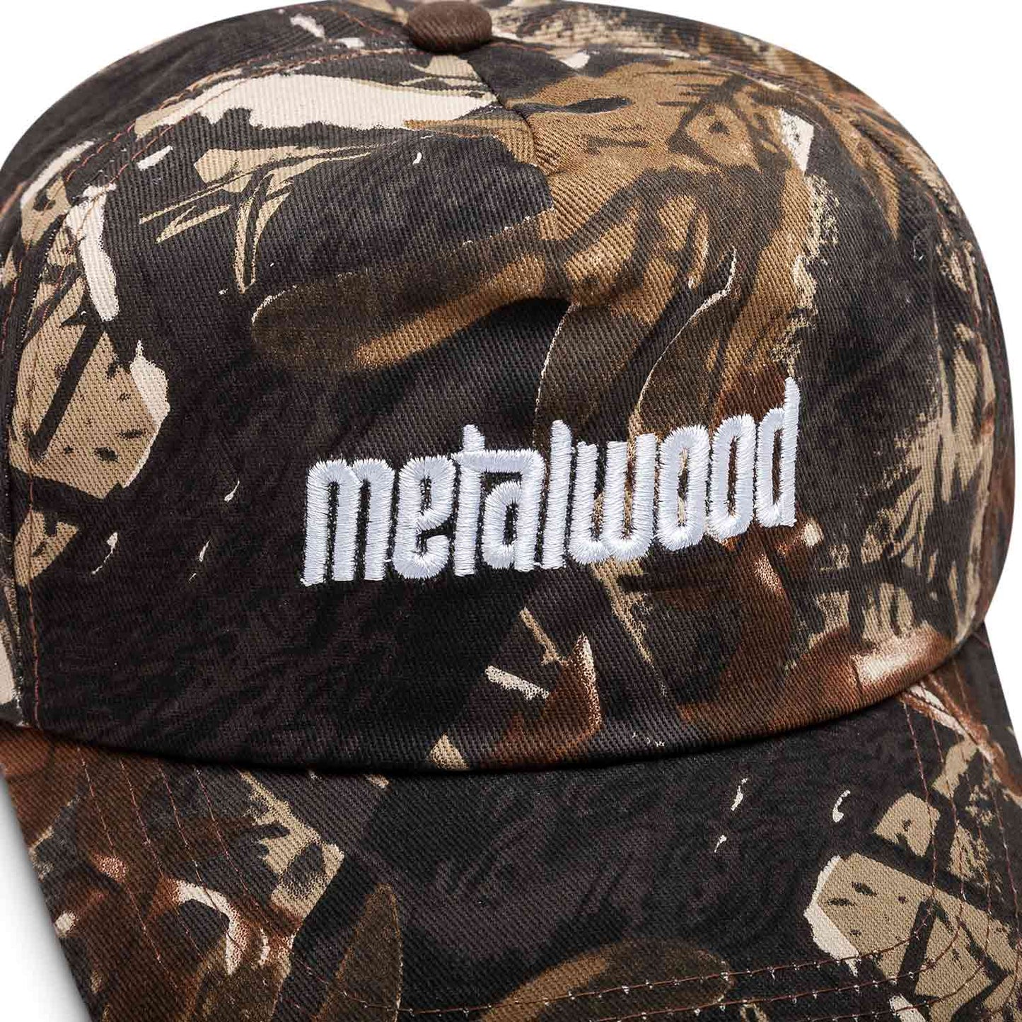 Metalwood Logo 5-Panel Hat (Camo) - Allike Store