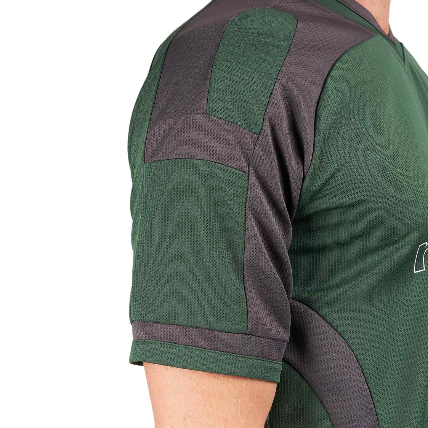 Metalwood Paneled Jersey (Grün) - Allike Store