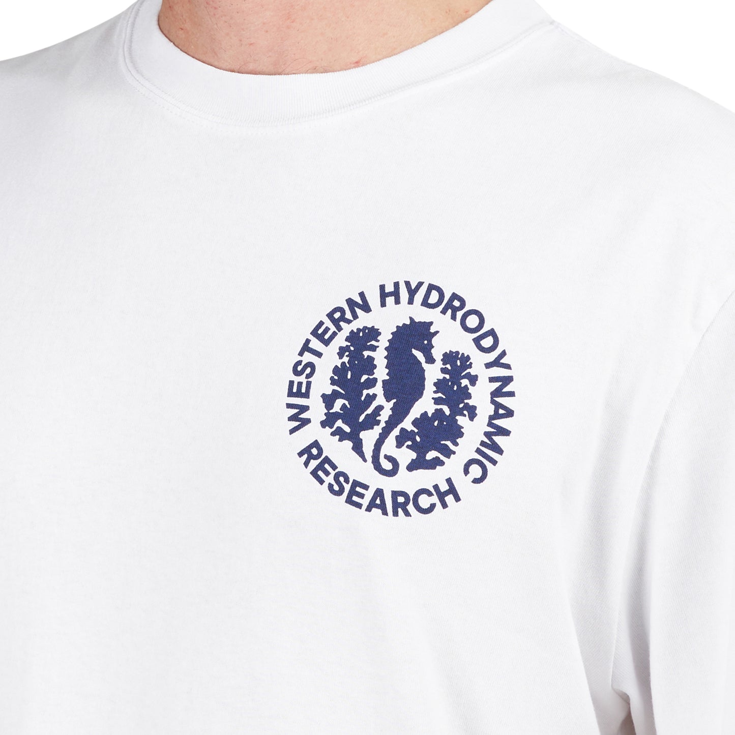 Western Hydrodynamic Research Seahorse Tee (Weiß) - Allike Store