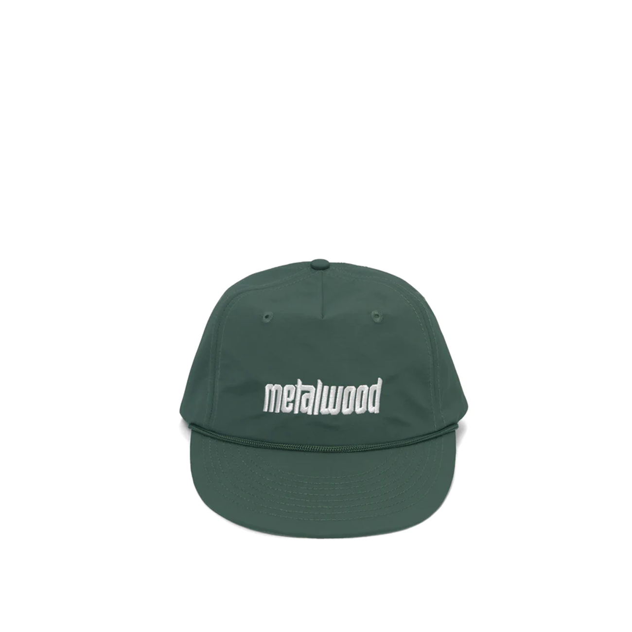 Metalwood Metal Logo 5-Panel Rope Hat (Grün) - Allike Store