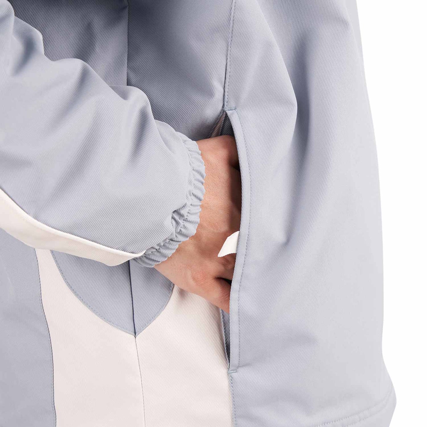 metalwood Paneled Track Jacket (Blau) - Allike Store