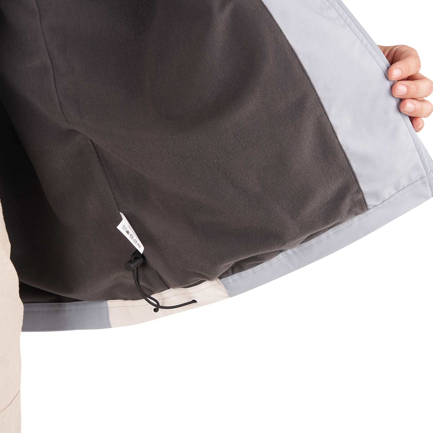 metalwood Paneled Track Jacket (Blau) - Allike Store