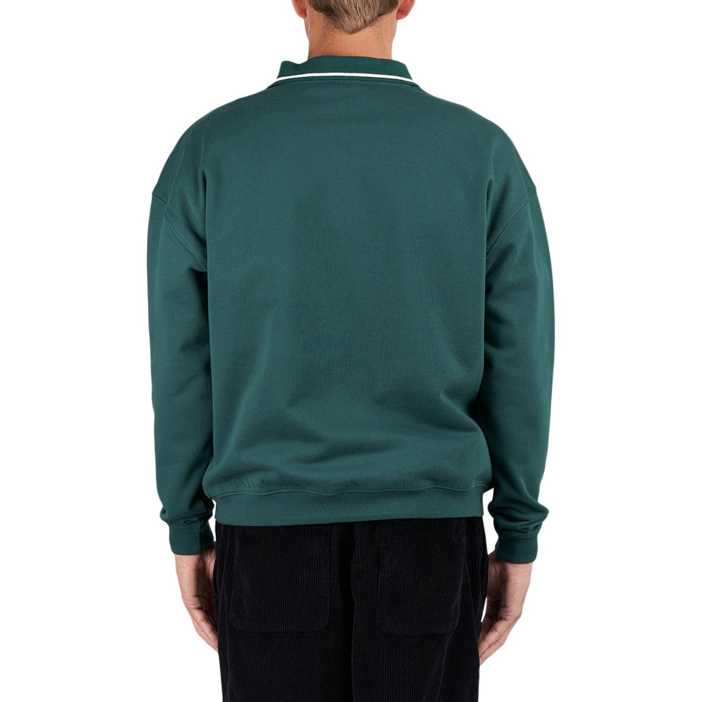 Metalwood Phuk Luzin Collared Sweatshirt (Grün) - Allike Store