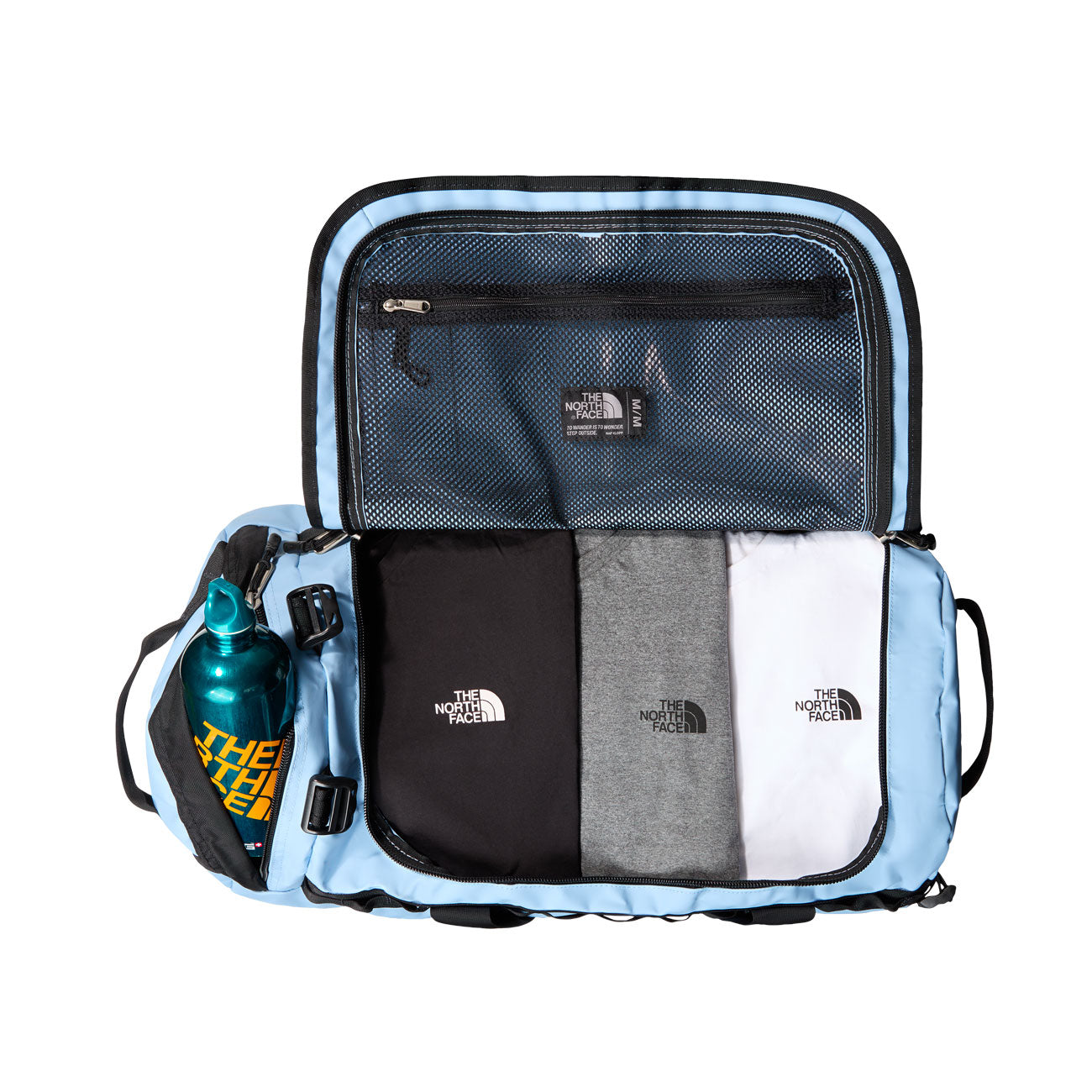 The North Face Base Camp Duffel M (Hellblau / Schwarz) - Allike Store