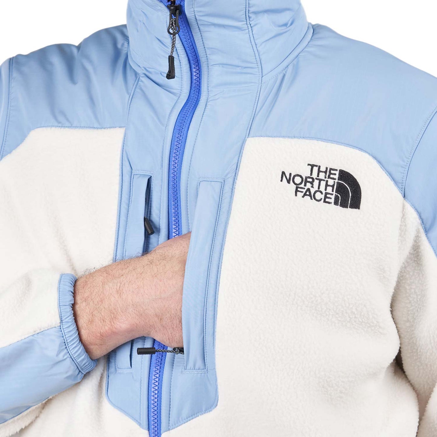 The North Face Fleeski Y2K Jacke (Weiß / Hellblau) - Allike Store