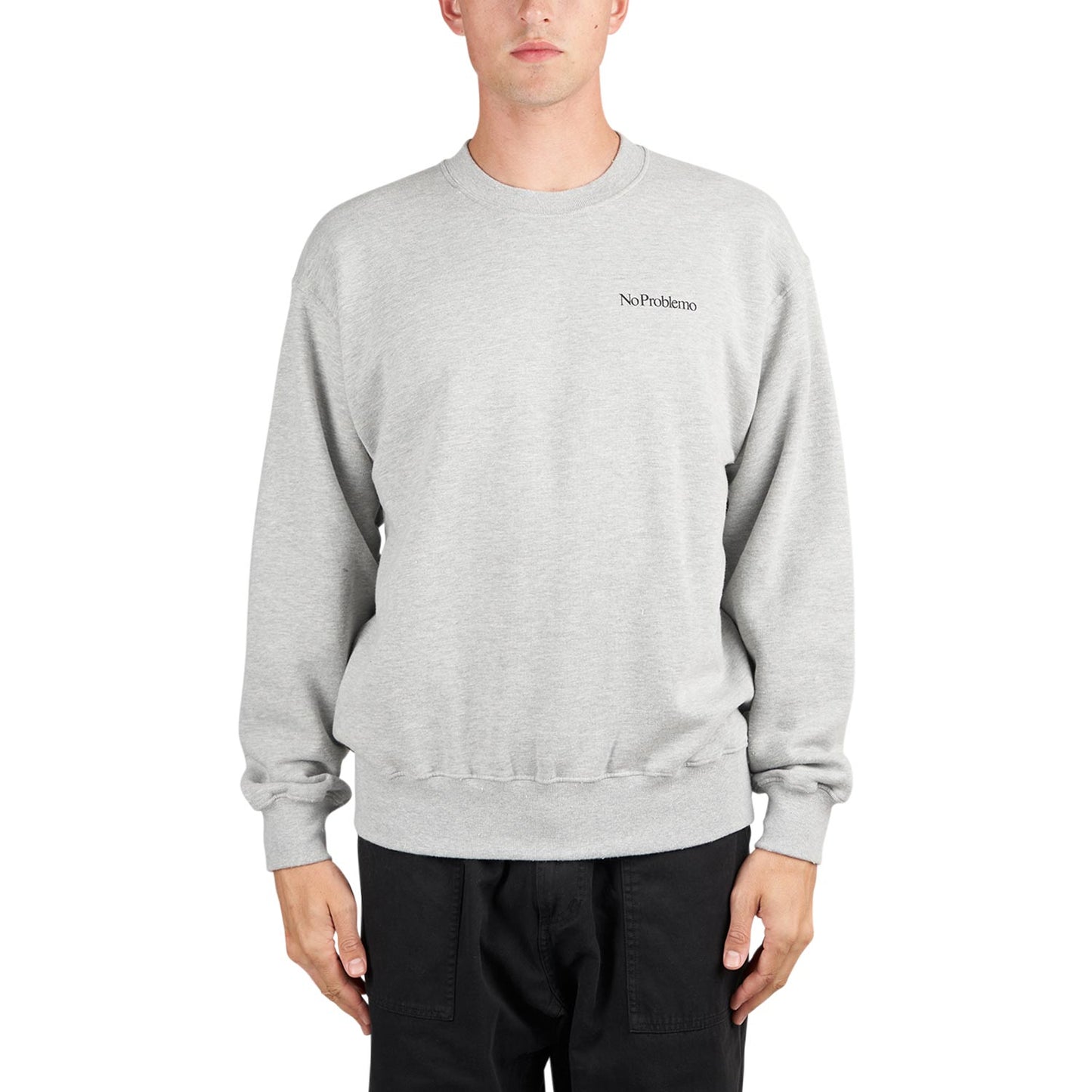 No Problemo Crew Neck Sweat (Grau) - Allike Store