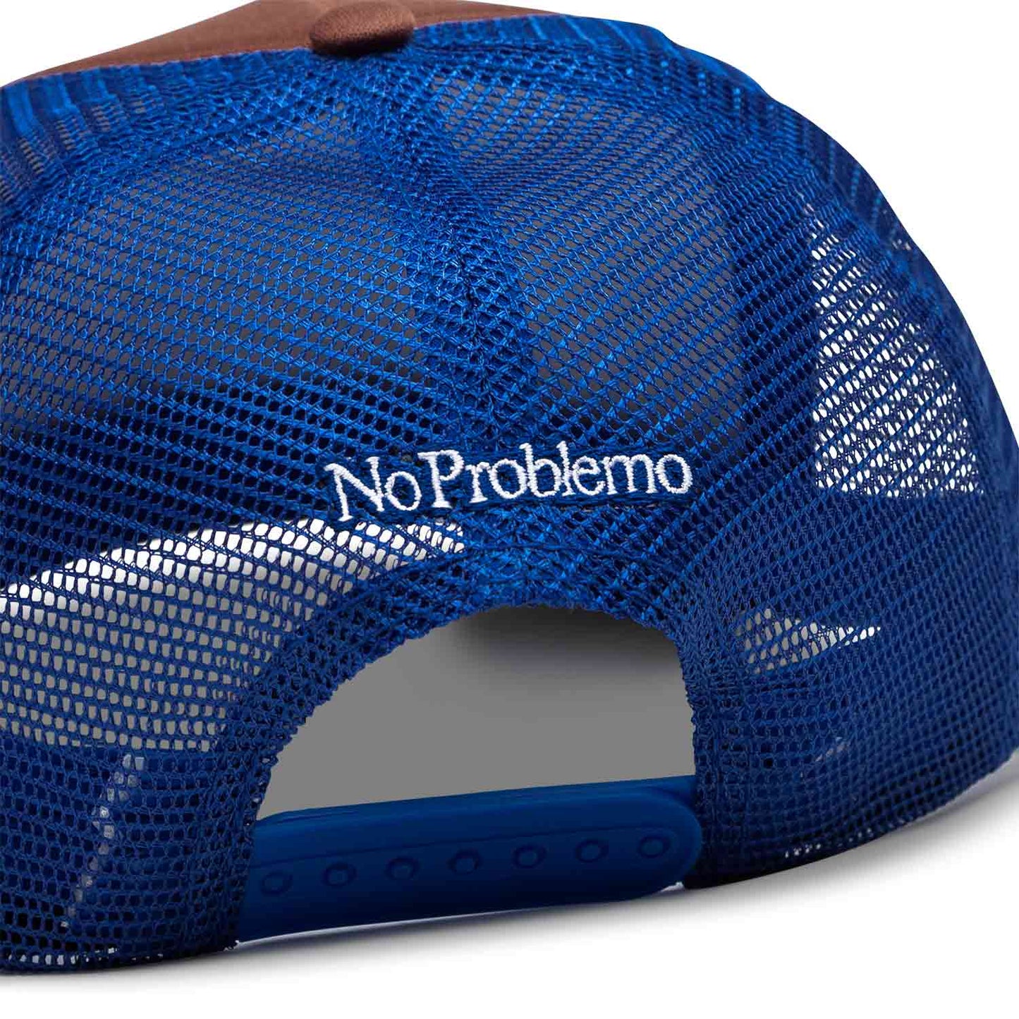 No Problemo Trucker Cap (Braun / Blau) - Allike Store
