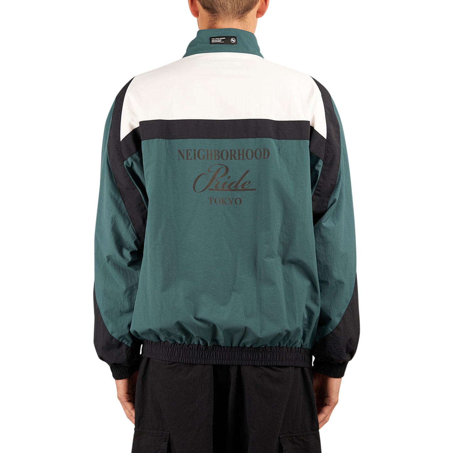 Neighborhood Track Jacket Mod (Grün / Schwarz / Weiss) - Allike Store