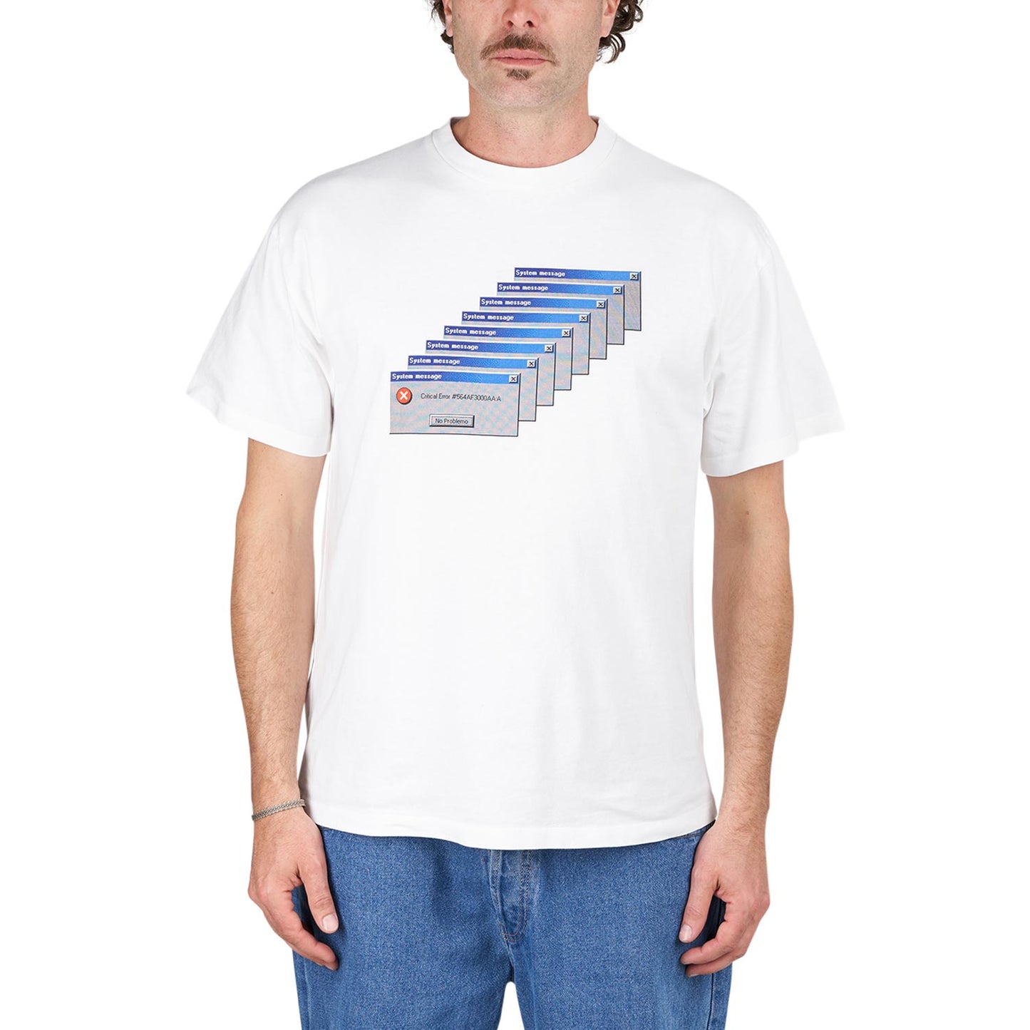 No Problemo Critical Error SS Tee (Weiss) - Allike Store